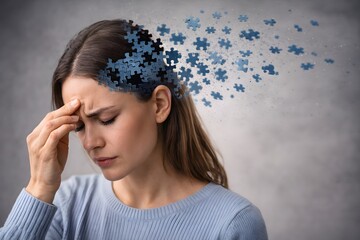 Early dementia or Alzheimer's: Woman suffers from disorientation and forgetfulness