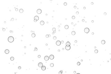 Flying water bubbles