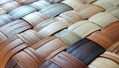 Abstract woven inspired texture with irregular rhythm, natural craft background