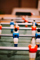 Classic Foosball Table Game with Miniature Players