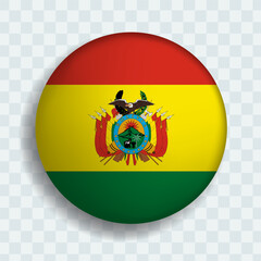 Obraz premium Bolivia round ball