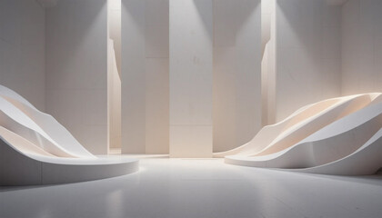 modern background of interior house