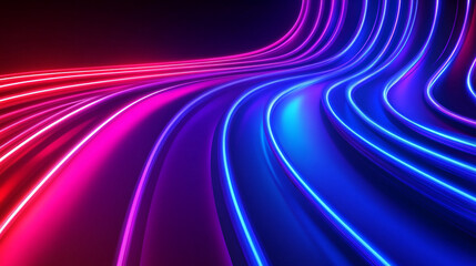 Neon rays vector abstract background with speed lines, creating a futuristic, technological, and dynamic design ideal for digital art, tech visuals, and modern interfaces