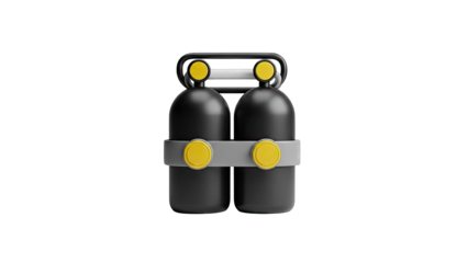 Stylized Double Scuba Tank Icon