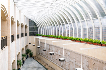 greenhouse in the garden of the alhambra