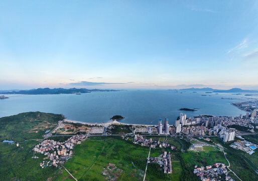 Night aerial photography of Dayawan Petrochemical Zone in Huizhou City
