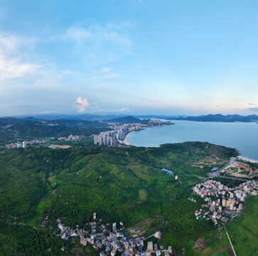 Night aerial photography of Dayawan Petrochemical Zone in Huizhou City