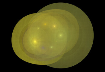 Crazy mystical coloured light effects. Incredible combinations of abstract light lines