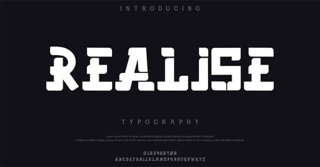 Realise calligraphy alphabet small lettering a to z font family © Money