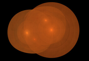 Crazy mystical coloured light effects. Incredible combinations of abstract light lines