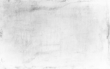 Fototapeta premium White cement wall in retro concept. Old wall texture cement dirty gray with black background abstract grey and silver color design are light with white background.