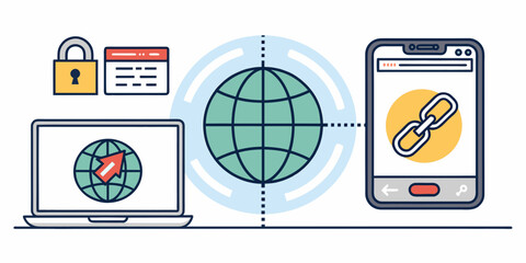 Global internet connectivity and data security for devices like laptops and smartphones