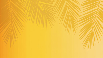 Obraz premium Golden tropical leaves abstract background with gradient color and vibrant texture