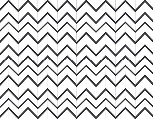 Black zig-zag pattern against a white background, forming a repeating geometric design