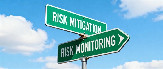 Street signs for risk mitigation and monitoring