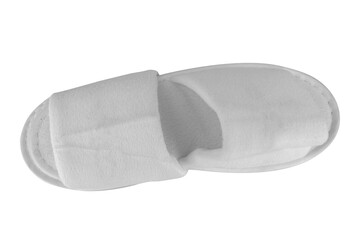 Home slippers on a white background