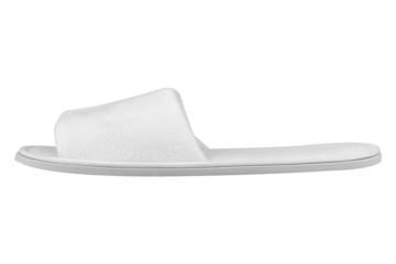 Home slippers on a white background