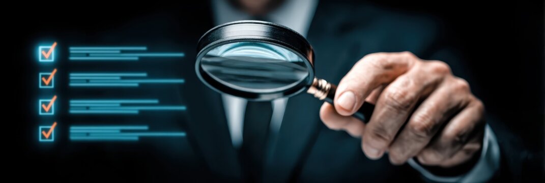 A reliable evaluation framework where inspection and exam findings enter a database while survey responses shape a report achieving approval and satisfaction