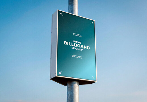 Vertical Billboard Mockup