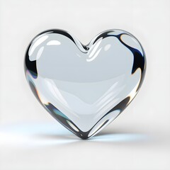 Reflective heart sculpture