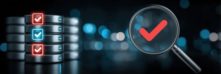 A reliable review workflow showing inspection aligned with exam standards as database data informs survey report approval and satisfaction