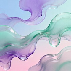 Colorful liquid wave patterns
