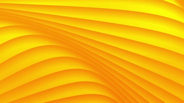 Rhythmic Yellow and Orange Wave Animation