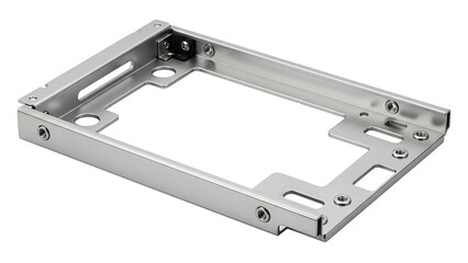 metal clamp isolated on white