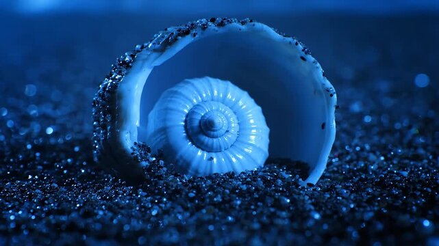 What Lies Inside The Deep Blue Glowing Shell