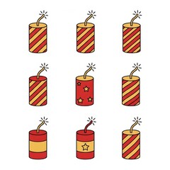 Firecracker Chinese New Year Vector