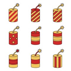 Traditional Asian Firecracker Design