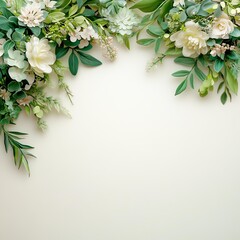 Beautiful floral arrangement with greenery.