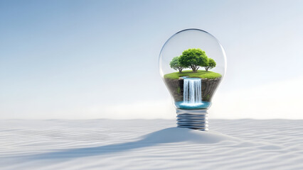 Eco friendly Light Bulb Concept