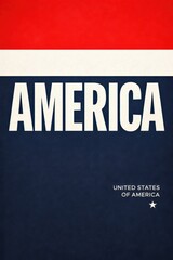 Cultural Diversity Typography Collage Celebrating American Unity