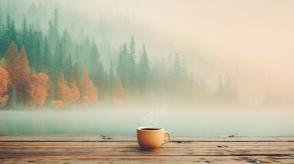 Beautiful sunset landscape over mountain range