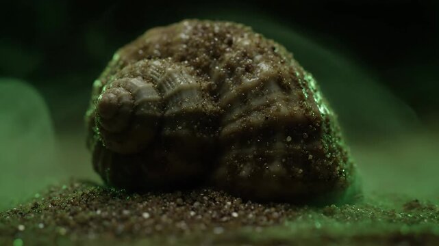 Ancient Shell Awakens In Mysterious Green Fog