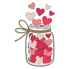 Jar love Illustration 