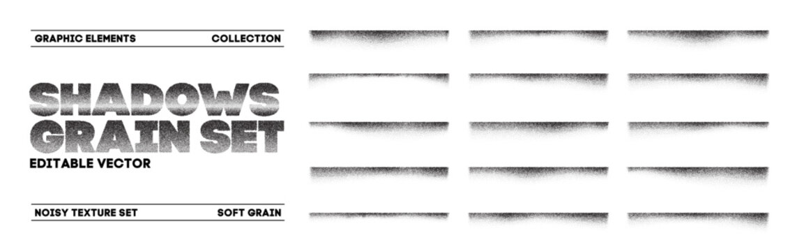 Noise shadow box brush grain gradient edge soft spray drop. Grunge vector background with blur dust paper and circular abstract overlay. Gritty tone graphic for cube pack or 3d effect on white space.