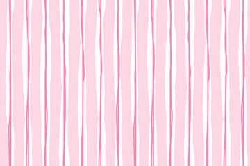 Hand drawn pink vertical stripe background pattern