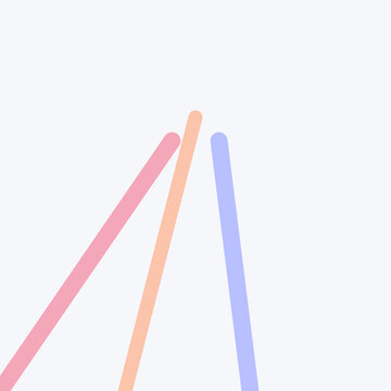 Abstract pastel perspective lines background for presentations pattern 10