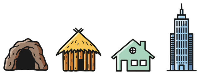 Evolution of Human Shelter and Housing.