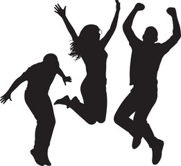 jump silhouette