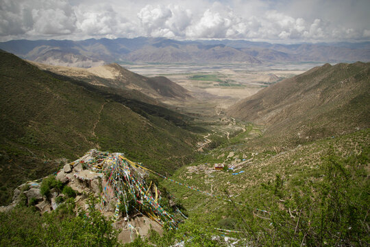Chim phuk ermitage in Tibetan himalaya, China