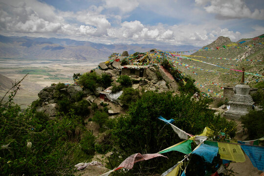 Chim phuk ermitage in Tibetan himalaya, China