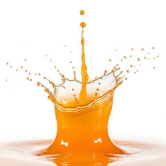 orange juice splash
