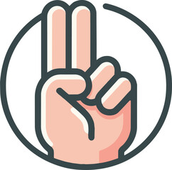 Hand Gesture UI Icons