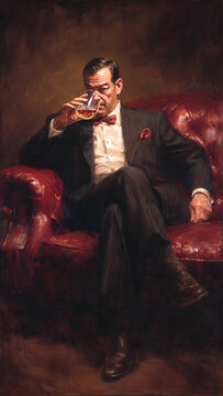 portrait of a young man in a dark suit