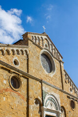 Fototapeta premium The village of Volterra in Tuscany 