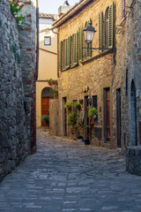 Fototapeta premium The village of Volterra in Tuscany 