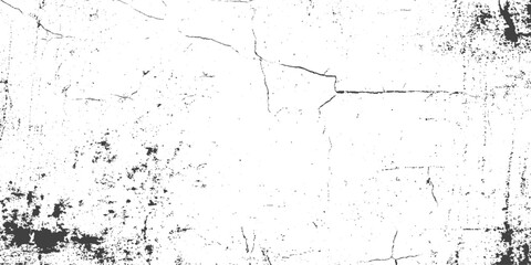Fototapeta premium Monochrome texture composed of irregular graphic elements. Black and White Texture. Abstract monochrome grunge for text design. Vector Illustration. Black isolated on white.